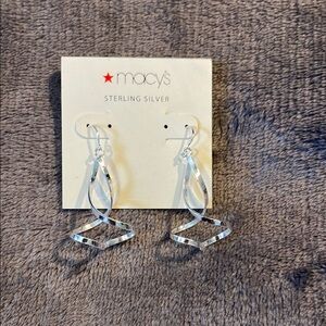 Macy's Sterling Silver Earrings